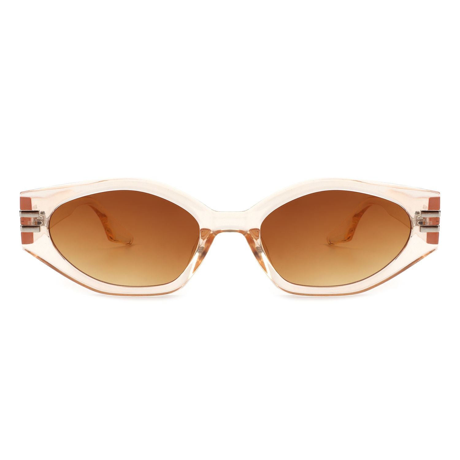 Oval Slim Retro Narrow Cat Eye Fashion Sunglasses 468655771