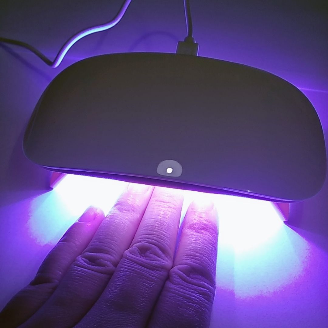 Portable 6W LED Phototherapy Nail Gel Lamp 468652631