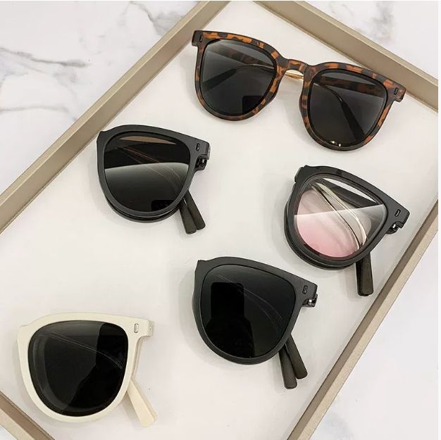 Folding sunglasses for women with a high-end feel 468655921