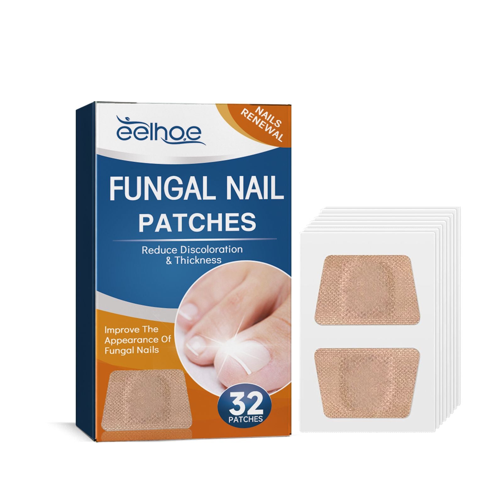 EELHOE Toenail Care Patch Gray Nail Care 468652491