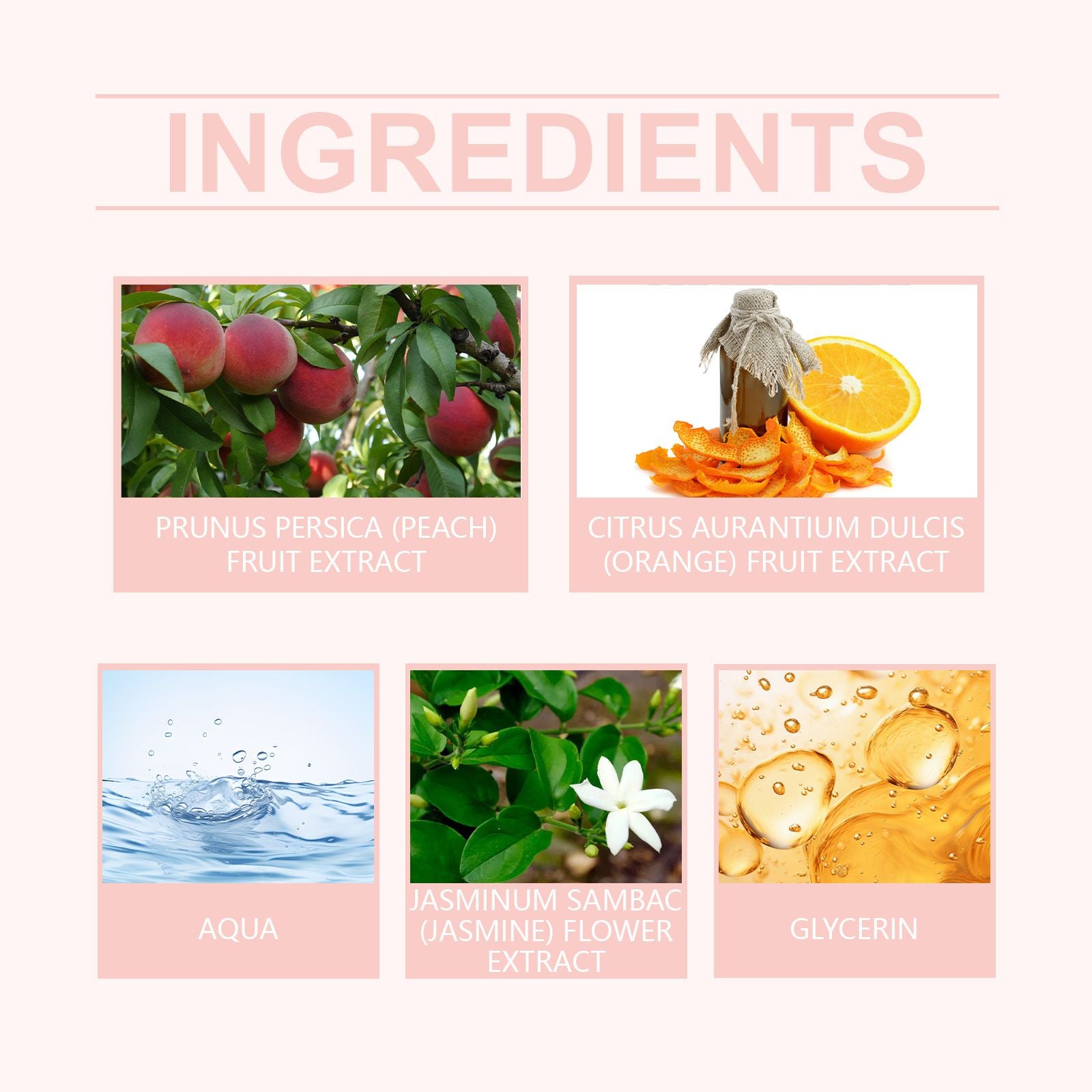 Roxelis Peach Perfume Fresh Light Elegant Refreshing 469913651