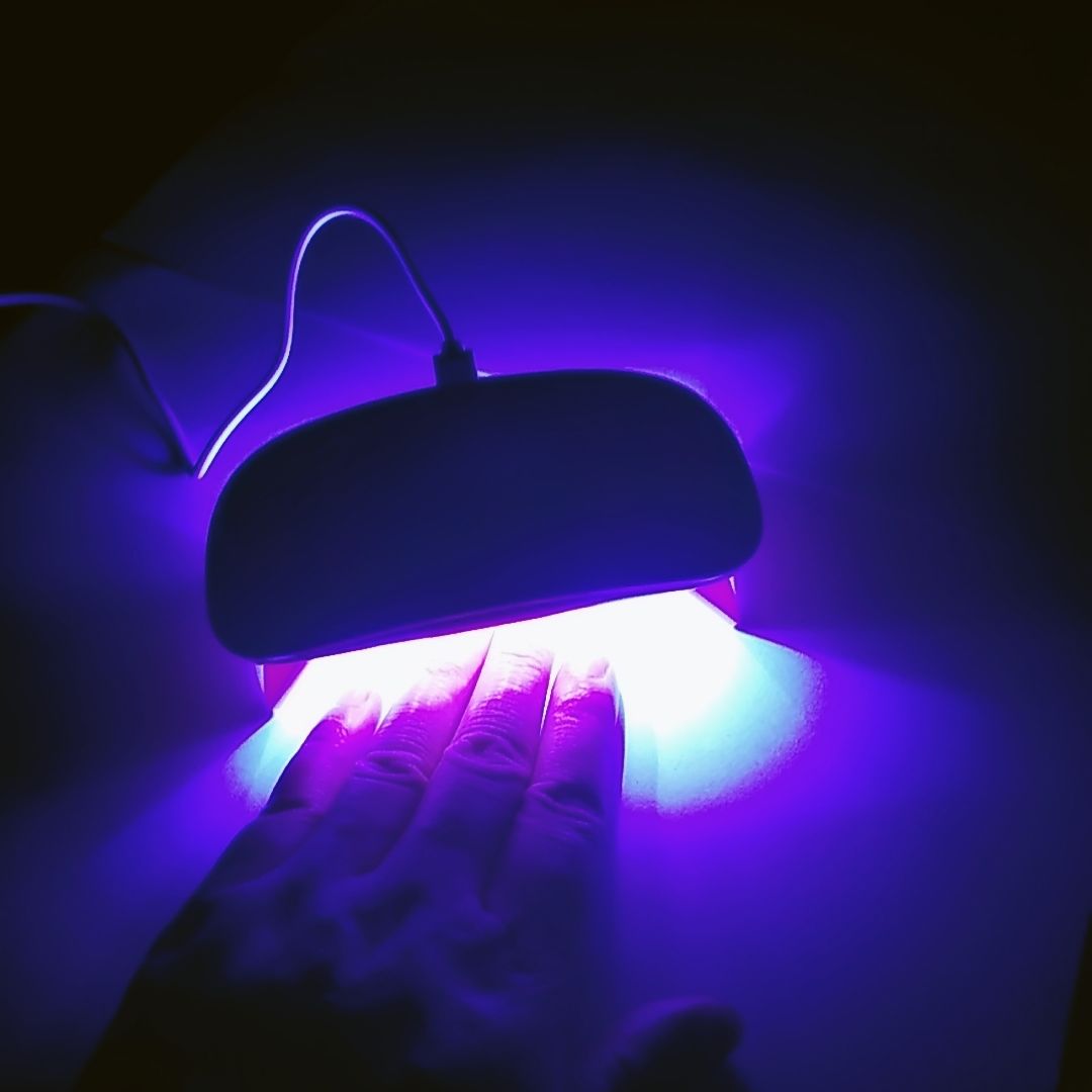 Portable 6W LED Phototherapy Nail Gel Lamp 468652651