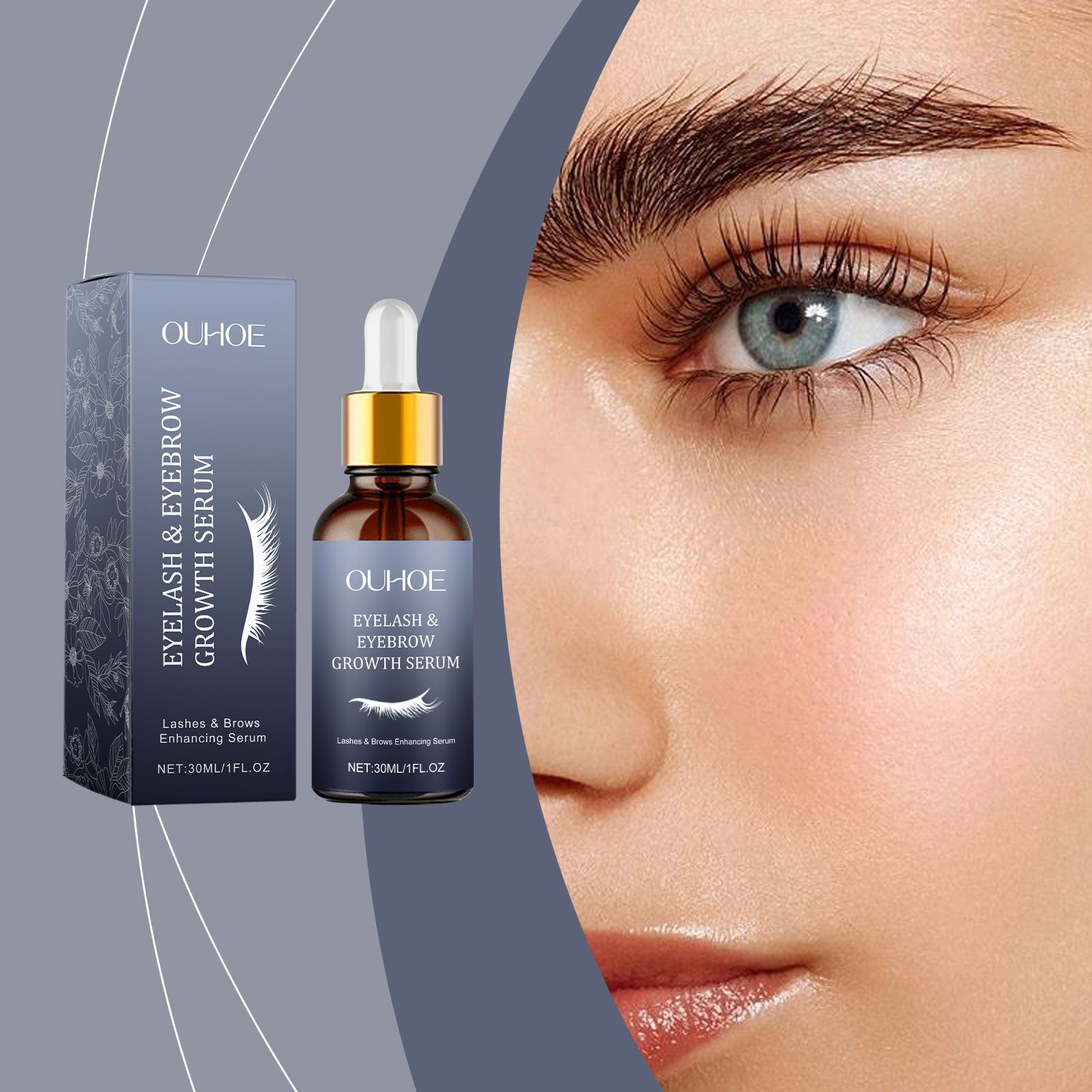 OUHOE Mascara Daily Gentle Care Eyelash Brow Care 468655601