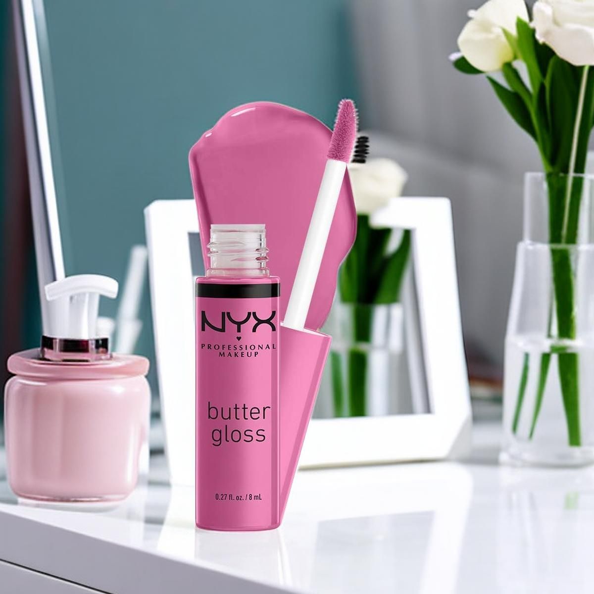 NYX Moisturizing Sweet Butter Lip Gloss 0.23 Oz 468653201