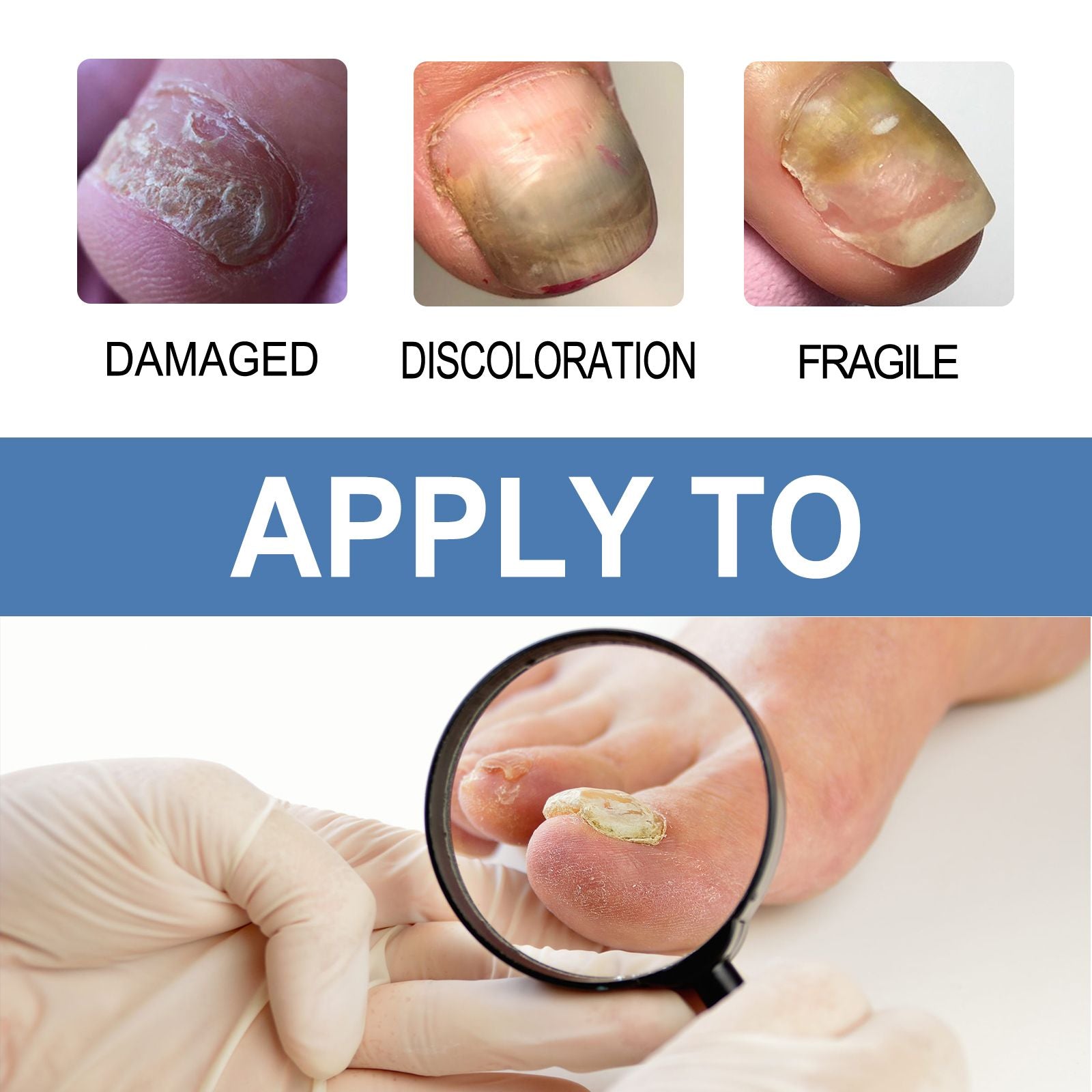 OUHOE Nail Care Gel, Hand And Foot Gray Nails 468652751