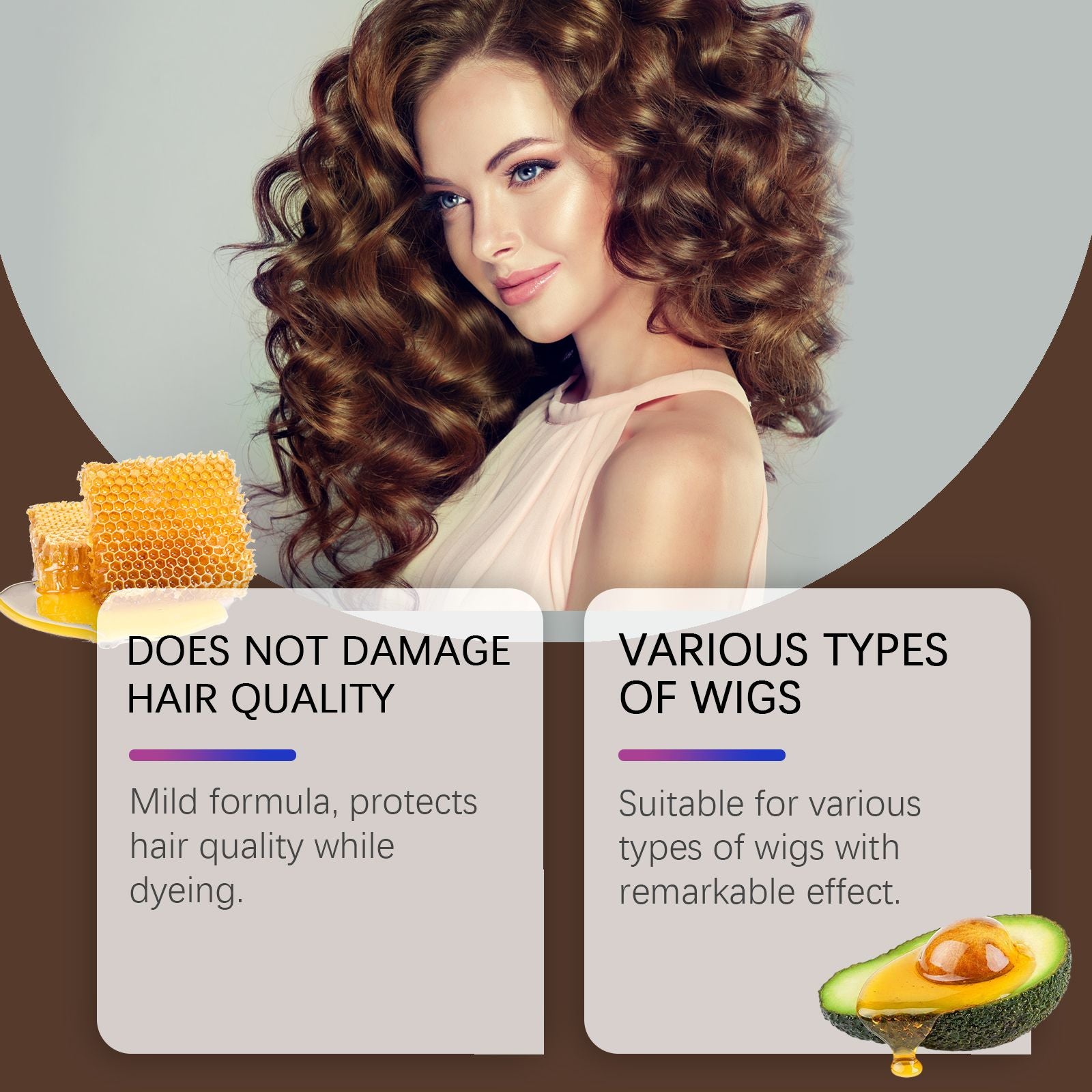 EELHOE Hair Wig Care Lace Wig Invisible Glue Hair Wig Styling Hair Care 468727371