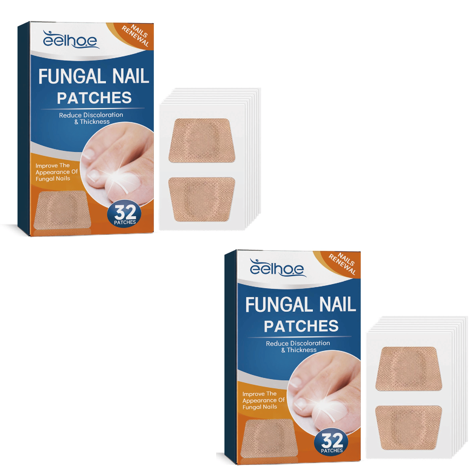 EELHOE Toenail Care Patch Gray Nail Care 468652501