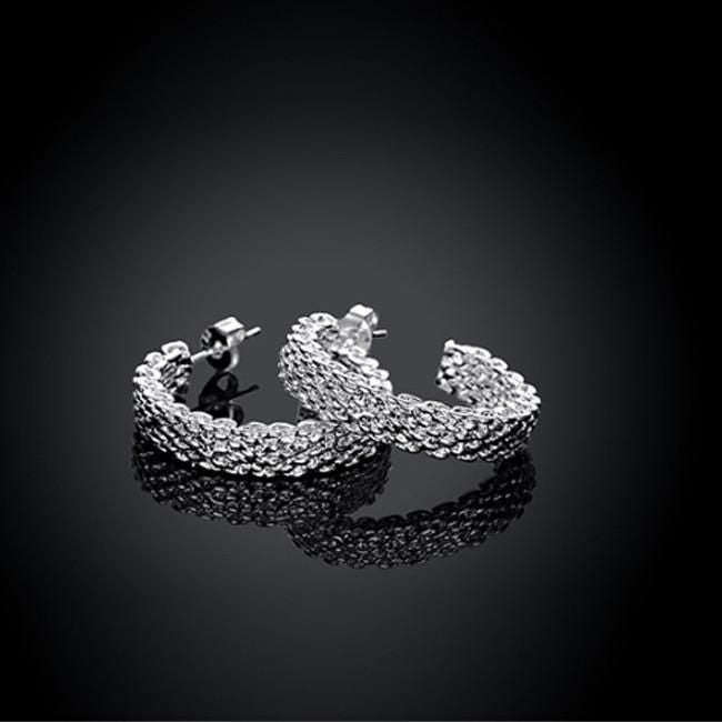 Love At First Sight 18 Kt Gold Plated 925 Sterling Silver Polished Earring 468656171