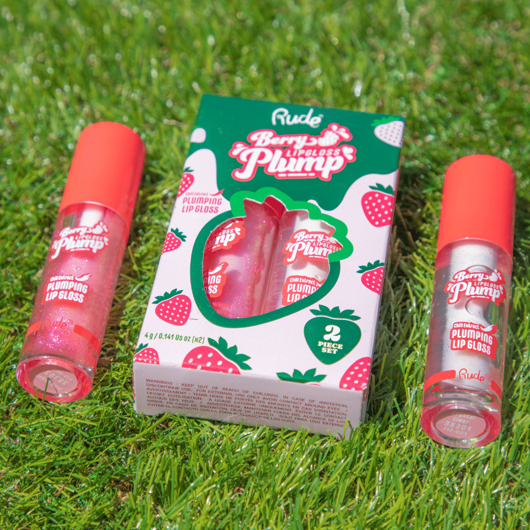 RUDE Berry Plump Plumping Lip Gloss Duo 468653431