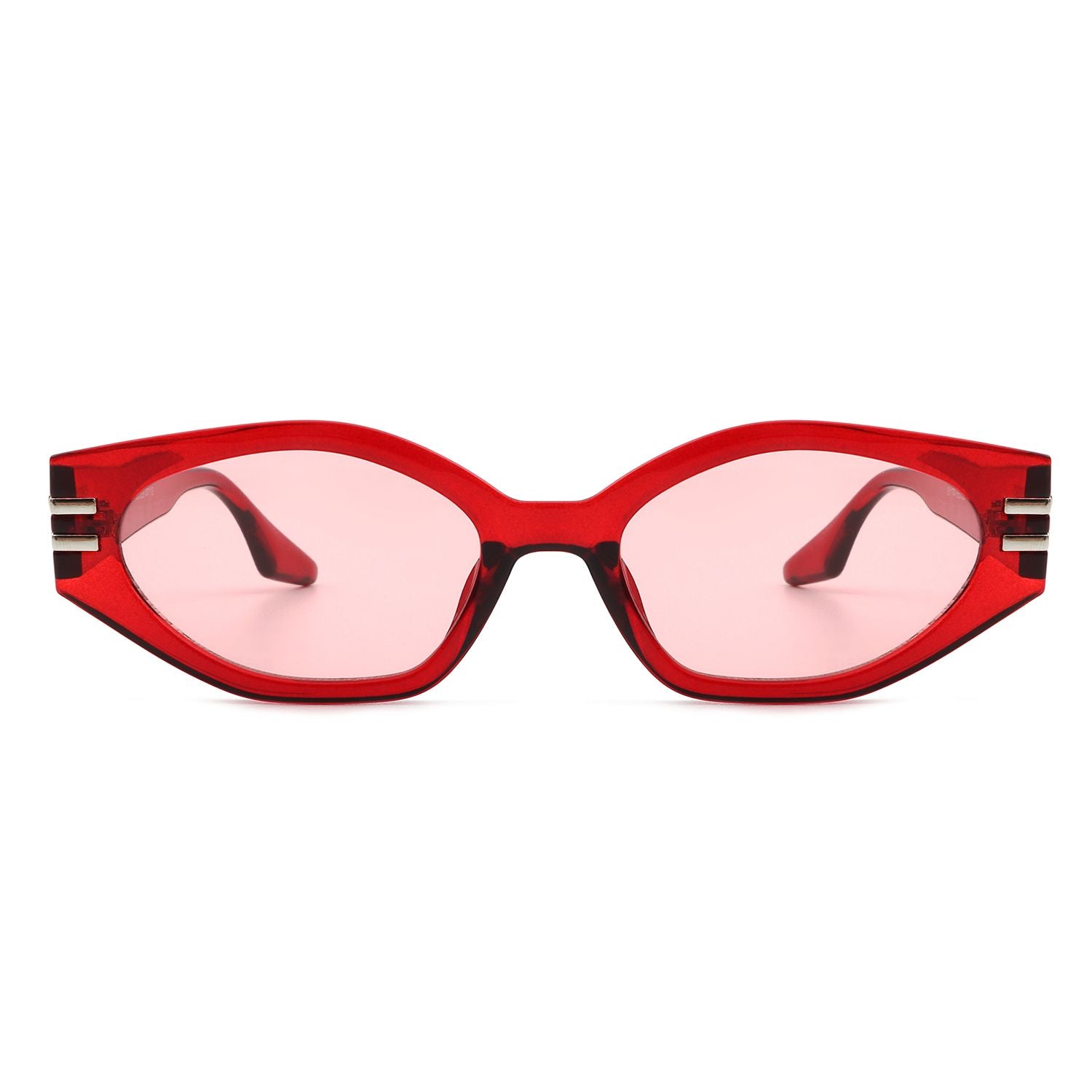 Oval Slim Retro Narrow Cat Eye Fashion Sunglasses 468655751